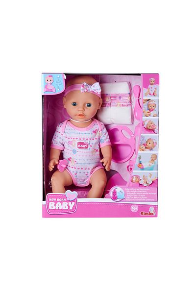Simba New Born Baby Set Bebelus Roz