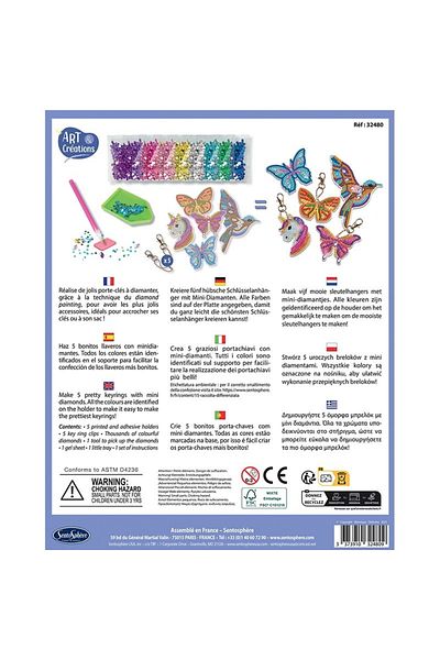 Sentosphere Creative kit with diamonds / rhinestones - Keychains