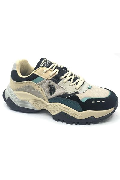 U.S. Polo Assn. يو اس بولو اسن. يوتا حذاء رياضي بيج للجنسين