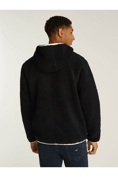 Tommy Hilfiger Men's Polar Tjm Reg Badge Teddy Zip Trucker - Fashionable and Comfortable Sports Design