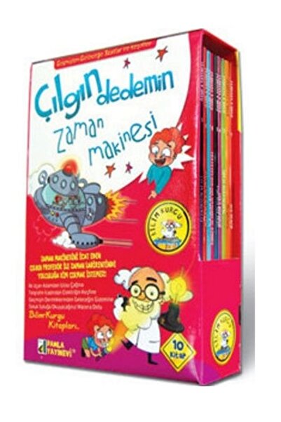 Damla Yayınevi Çılgın Dedemin Zaman Makinesi Icatlar Ve Keşifler (10 KİTAP TA...