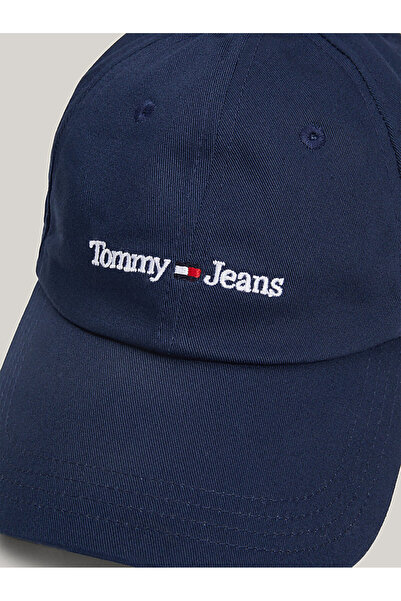 Tommy Hilfiger Erkek Marka Logolu Pamuklu Günlük Kullanıma Uygun Lacivert Spor Şapka AM0AM11341 C87