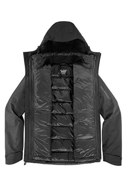 Salomon Lc2353100 Patroller 3in1 down 600 Filling Goose down Men's Coat Black