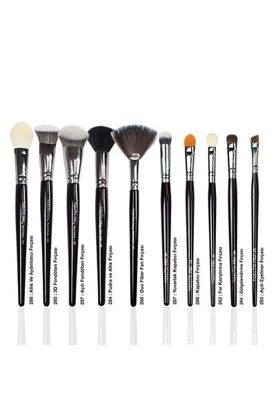 nascita Set de pensule de machiaj profesionale din 10 piese Cod:53