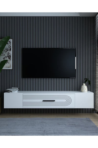 cantek dizayn KODAKL3CT DUVARA MONTAJ TV SEHPASI BEYAZ-BEYAZ