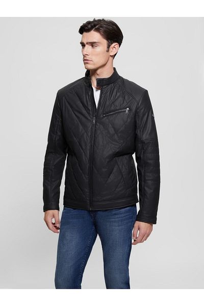 Guess Quilted Men's Biker Jacket