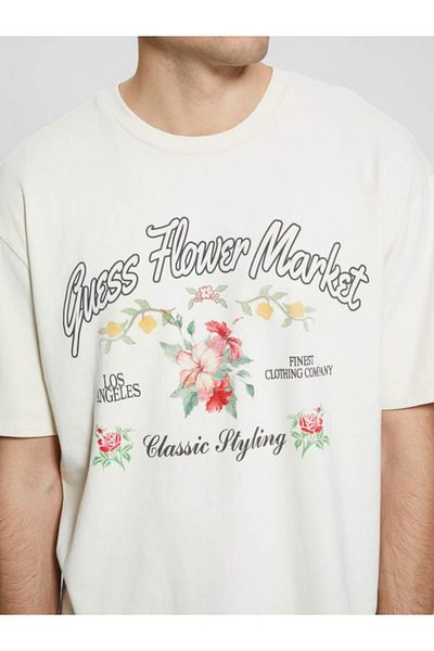 Guess Ανδρικό T-Shirt Ss Bsc Flower Market
