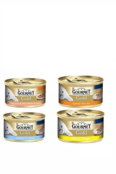 Pro Plan Pro Plan Gourmet Gold Karışık Kedi Konserve Set 12 Adet