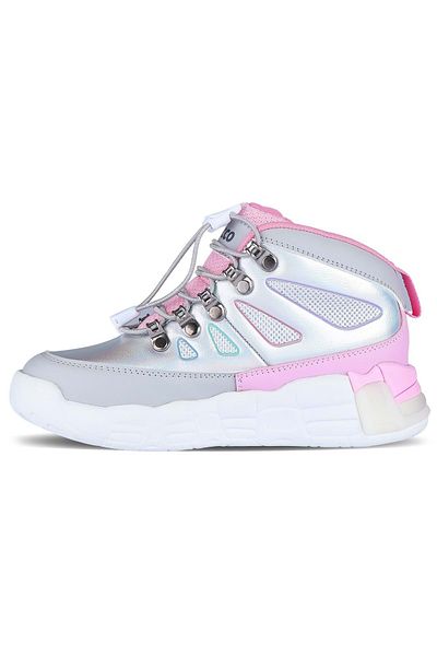 Vicco Gray Ellen Booties Lighted Phylon Boots