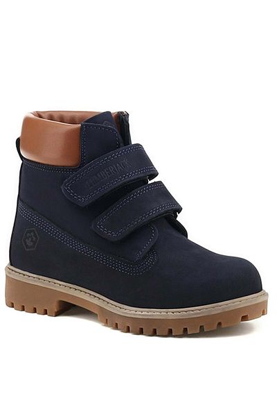 lumberjack River 100% γνήσιο δέρμα Cat Παιδικές Μπότες Navy Blue