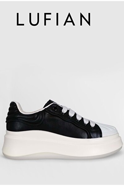 Lufian 121230023 Glori Sneaker Unisex Δερμάτινα Αθλητικά Παπούτσια ΜΑΥΡΟ