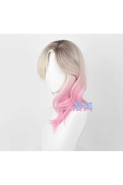 Butic Anime Cosplay Spiderverse Gwen Stacy Peruk Anime Kawaii Peruk Lolita Peruk