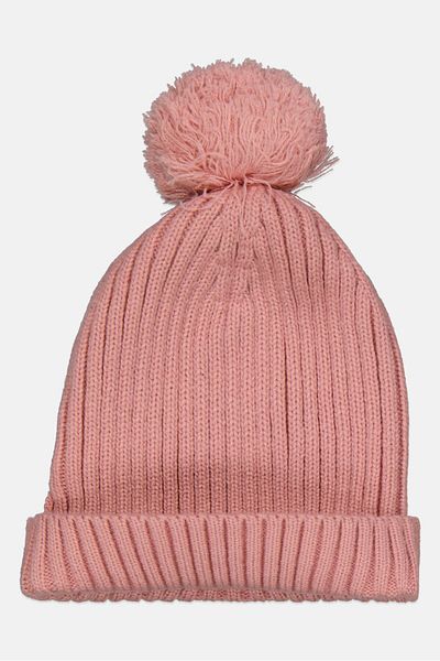 SKECHERS Men Brand Logo Knitted Beanie, Pink