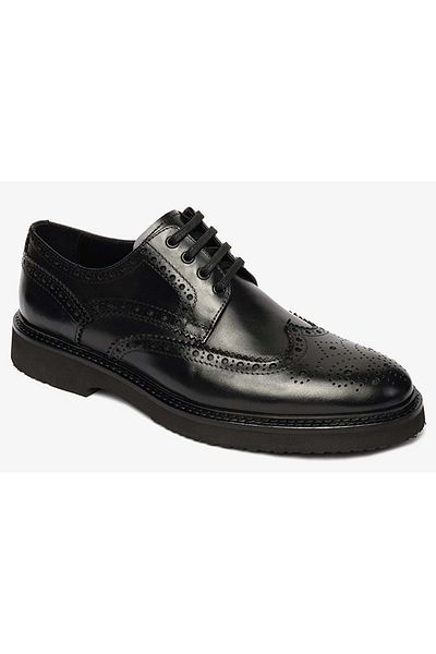 Greyder 64624 Mr Leather Oxford Classic Ανδρικά Παπούτσια Μαύρα