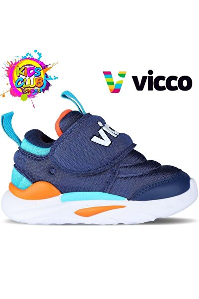 Vicco Pantofi sport pentru băieți preșcolari, albastru marin, Mila Light 346....