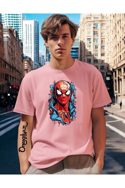 H&GHAMLEGİYİM Printed Men's Oversize T-Shirt