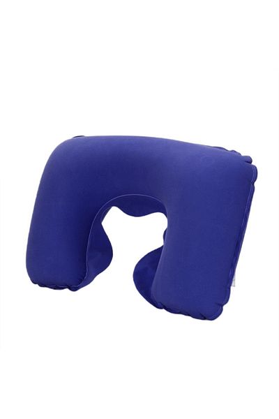 Boldy Inflatable Neck Pillow Travel Pillow Camping Pillow Orthopedic Inflatable Pillow Velvet Pillow (1 Piece)