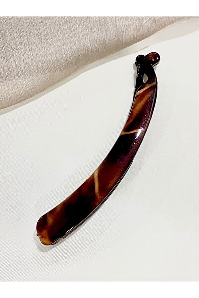 Twinssis Accessories Cataramă banană elastică maro lucioasă