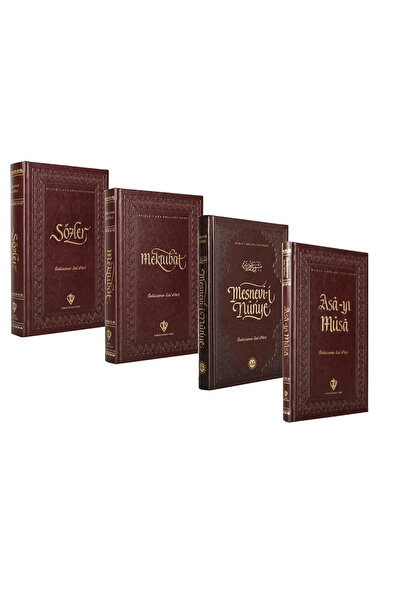 Risale-i Nur Diyanet Yayınları Risalei Nur Seti 4 Kitap Asayı Musa - Sözler -...