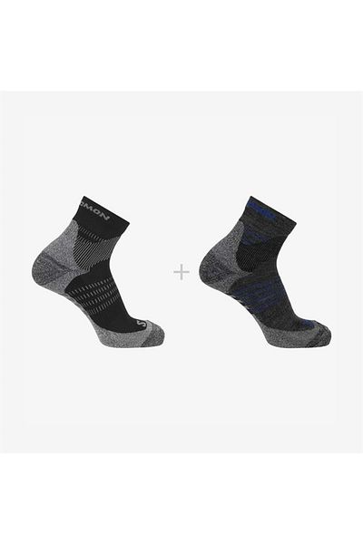 Salomon Унисекс чорапи X Ultra Access Quarter, 2 броя, черни