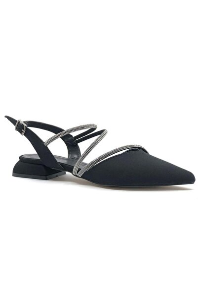 Kids Club Shoes Ventes Stone Γυναικείες Μπαλαρίνες ΜΑΥΡΟ