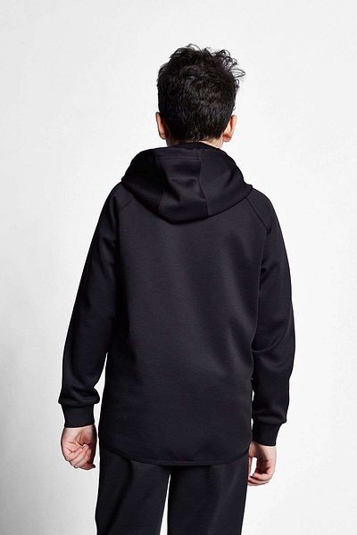 Lescon Black Children's Zippered Hoodie 21n-3101