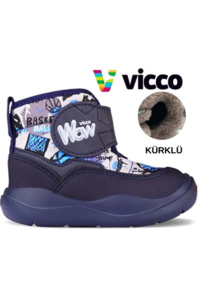 Vicco 943.p23k.367 Santo Patik Phylon Kar Lacivert Дитячі черевики