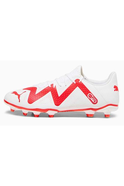 Puma FUTURE PLAY FG/AG - Λευκά & Ροζ Παπούτσια Astroturf Field