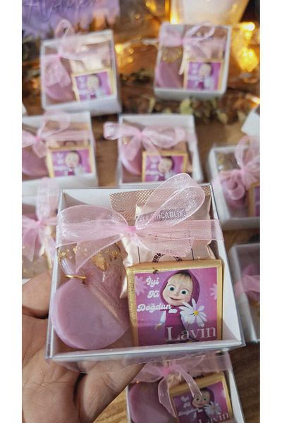 sevgiliatolyemm mutluluk getirmesi dileğiyle Boxed Coffee (with Chocolate and Keychain ​​Gift) 10 Pieces Birthday Baby Shower Gift