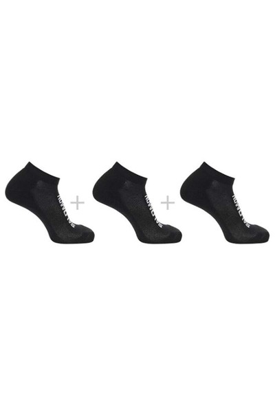 Salomon Καθημερινές μαύρες κάλτσες Unisex Ankle 3 Pack