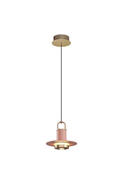 Özcan Aydınlatma Özcan Aydınlatma 2821-1A-10 Marina Tekli Sarkıt Pembe