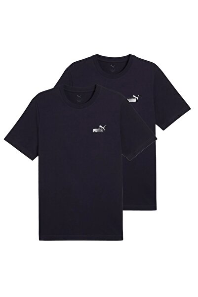 Puma Herren T-Shirt 2er Pack - ESS Small No. 1 Logo Tee , Rundhals, Kurzarm, uni