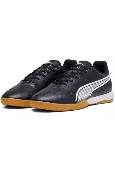 Puma King Match IT107261-01 حذاء أسود احترافي لكرة الصالات والتنس
