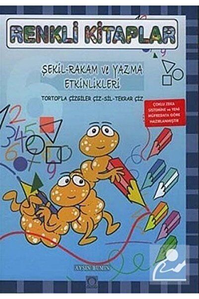 Angora Yayıncılık كتب ملونة - 6 أشكال - أنشطة الأرقام والكتابة