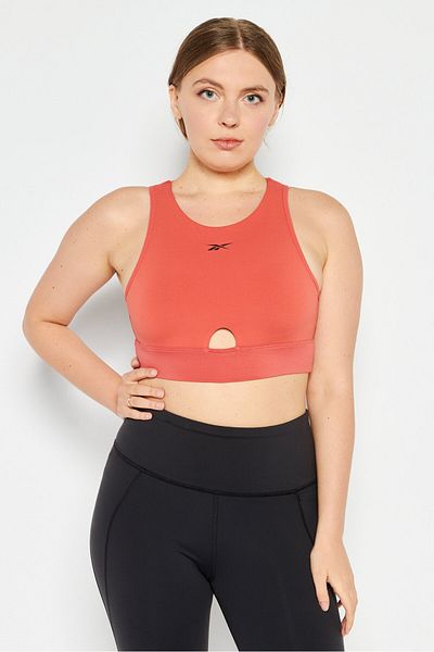 Reebok Women Padded Training Sports Bra, Coral