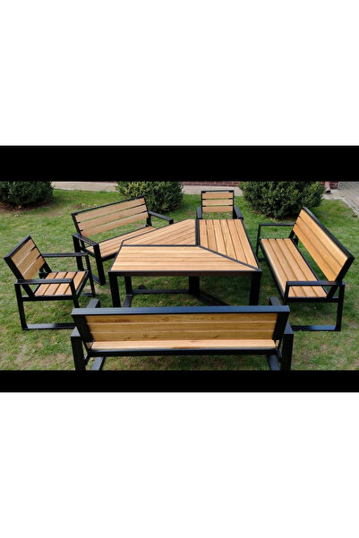 andekor Oturma Bank Takımı Bahçe Oturma Grubu