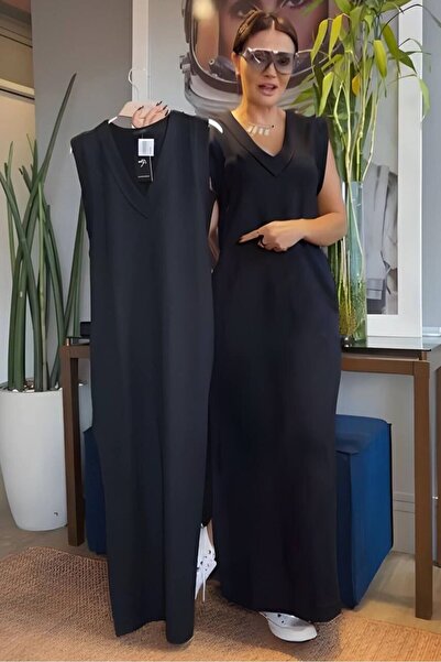 My Jest Fashion Elbise-SİYAH - S