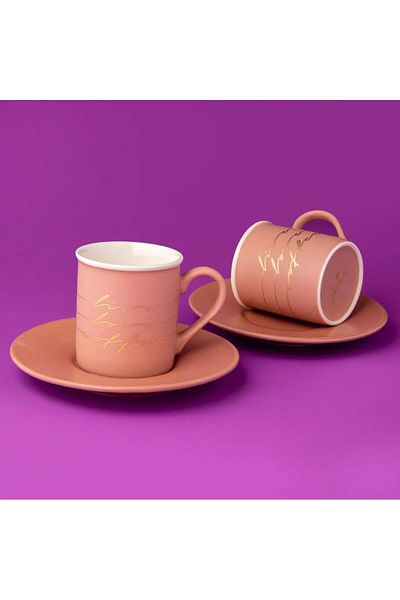 Jumbo Emlshop Joy Pink Coffee Cup Set Emlshp 986362