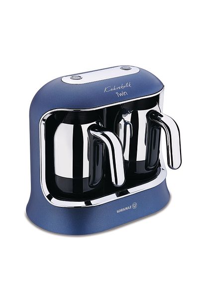 KORKMAZ Deluxe Automatic Coffee Maker 800W Blue/Chrome
