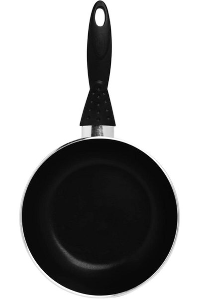 Trust Pro Non Stick Fry Pan with 2 Layered Aluminium Coating, 28 cm, Brown