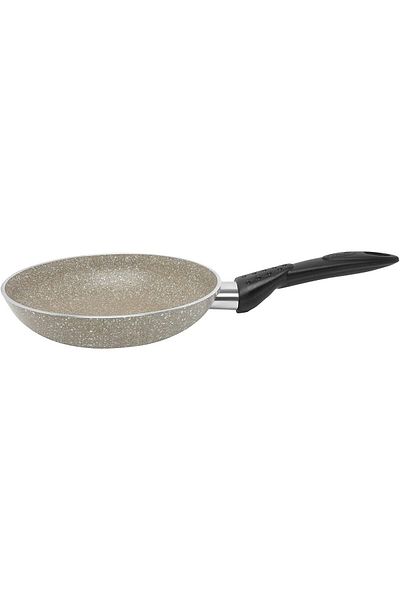 Trust Pro Non Stick Fry Pan with 2 Layered Ceramic Coating, 26 cm, Ash