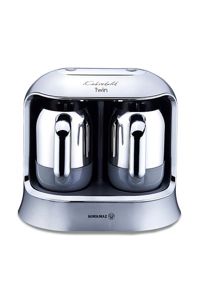 KORKMAZ Deluxe Automatic Coffee Maker 800W Grey/Chrome