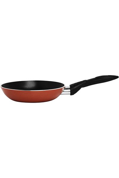 Trust Pro Non Stick Fry Pan with 2 Layered Aluminium Coating, 28 cm, Brown