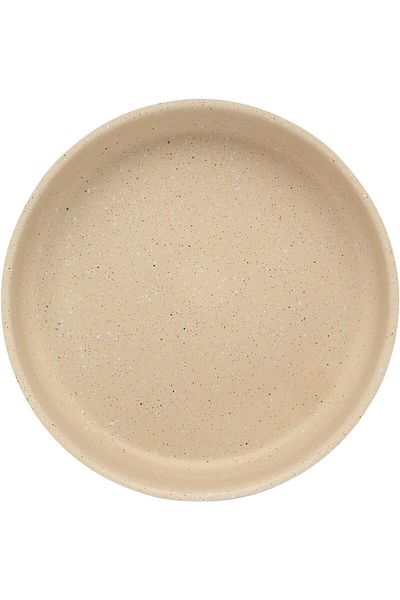 Trust Pro Aluminium Round Oven / Baking Tray with Non Stick Granite Coating 32 cm, Cream ( KG009 )
