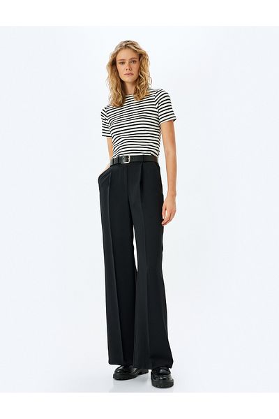 Koton Black Striped T-shirt