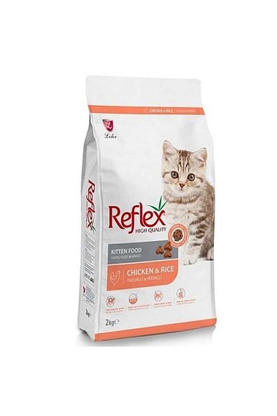 Reflex 2 كجم طعام للقطط الصغيرة مع لحم الدجاج