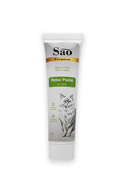 Sao Premium Anti Stress Relax Malt Sakinleştirici Kedi Macunu 100gr
