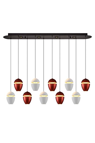 Özcan Aydınlatma Özcan Aydınlatma 2807-10AS-0104 Dris 10'lu Sıralı Sarkıt Bey...