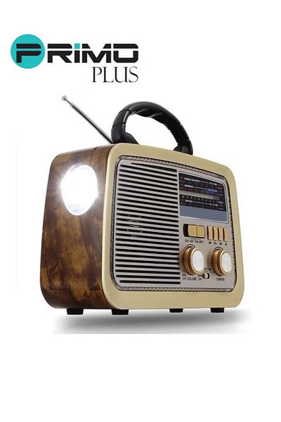 Primo Plus راديو هاي فاي Fm/am/sw 3 نطاقات ومشغل USB/tf/bt