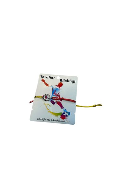 seymenbıçakçılık Gift Yellow Red Fan Bracelet